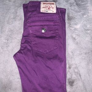Girls True Religion skinny jeans